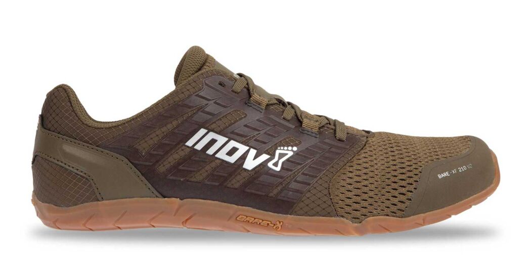 Inov-8 Bare-xf 210 V2 Men's Trainers Khaki / UK 072143EDA